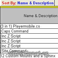 RunUO Scripts Database